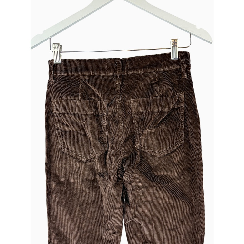 Madewell The Perfect Vintage Flare Corduroy Pants Size 26 Dark Coffee Brown - Picture 3 of 8
